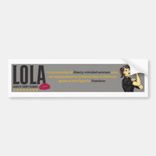 LOLA BUMPER STICKER