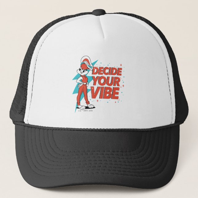 Lola Bunny Decide Your Vibe Trucker Hat (Front)