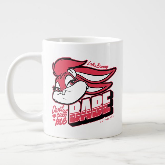 Lola Bunny Don't Call Me Babe Large Coffee Mug (Left)