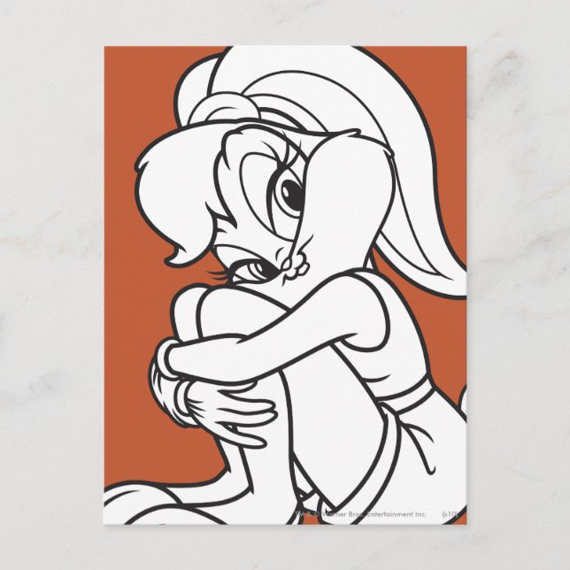 Lola Bunny Flirty Postcard (Front)