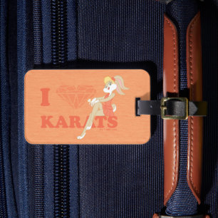 Lola Bunny I Heart Karats Luggage Tag