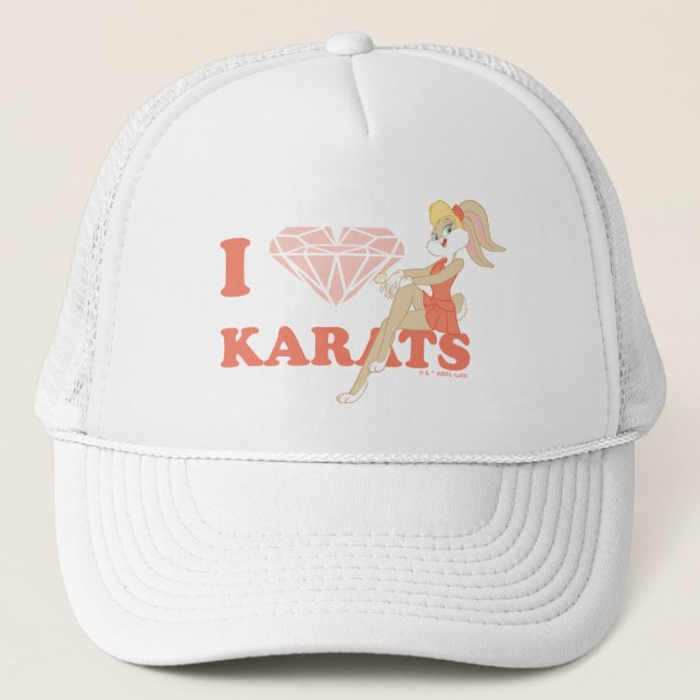 Lola Bunny I Heart Karats Trucker Hat (Front)