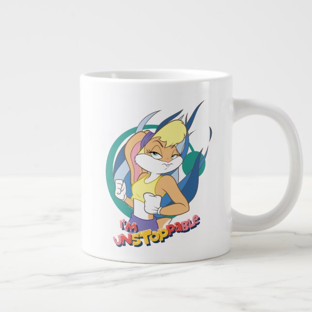 Lola Bunny "I'm Unstoppable" Large Coffee Mug (Right)