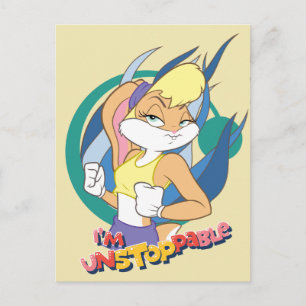 Lola Bunny "I'm Unstoppable" Postcard