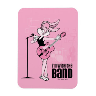 Lola Bunny I'm With The Band Magnet