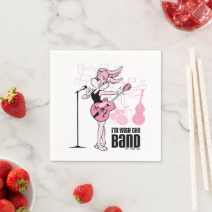 Lola Bunny I'm With The Band Napkin
