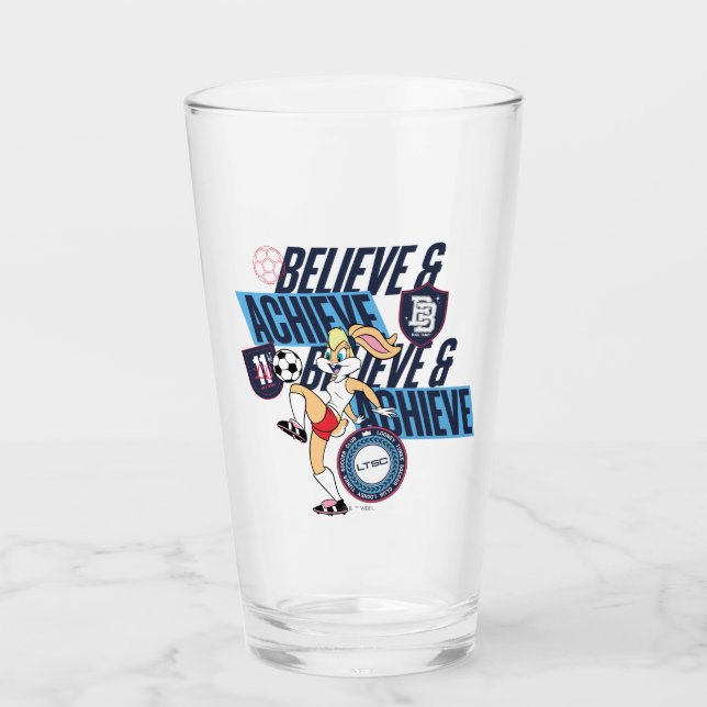 Lola Bunny LOONEY TUNES™ Soccer Club Graphic Glass (Front)