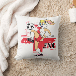 Lola Bunny Team England Soccer Graphic Cushion