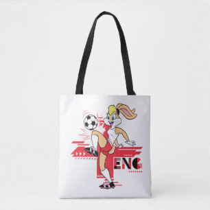 Lola Bunny Team England Soccer Graphic Tote Bag