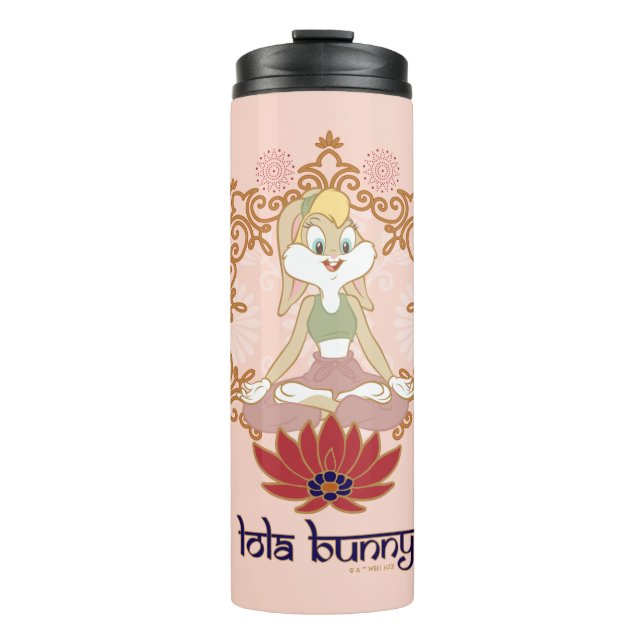Lola Bunny Yoga Lotus Pose Thermal Tumbler (Front)
