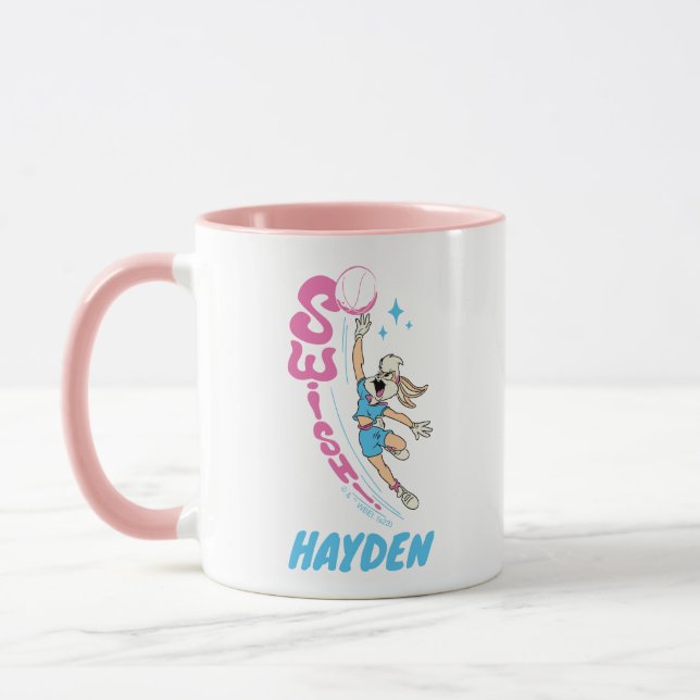 Lola Buny "SWISH!" Basketball Dunk Mug (Left)