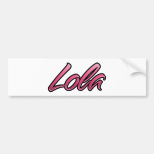 Lola faded pink Aufkleber Sticker
