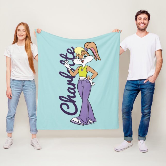 Lola Finger Heart Fleece Blanket (In Situ)