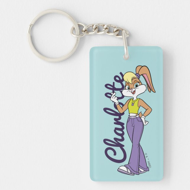 Lola Finger Heart Key Ring (Front)