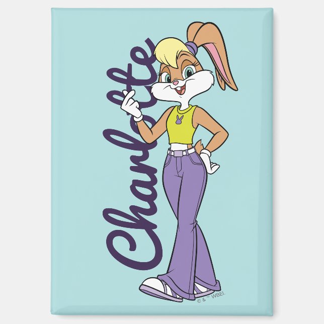 Lola Finger Heart Magnet (Front)