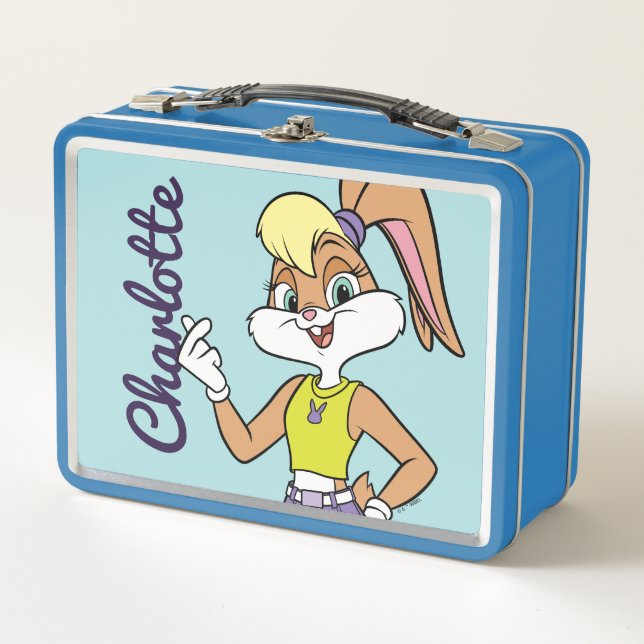 Lola Finger Heart Metal Lunch Box (Front)