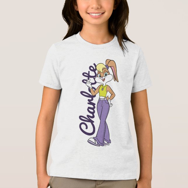 Lola Finger Heart Tri-Blend Shirt (Front)