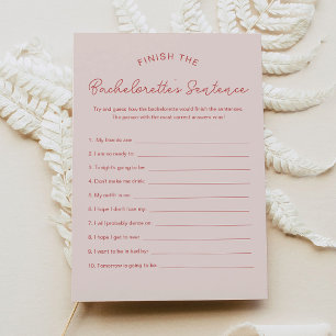 LOLA Finish the Bachelorette's Phrase Game Invitation