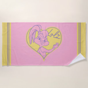 Lola Heart Signature Beach Towel