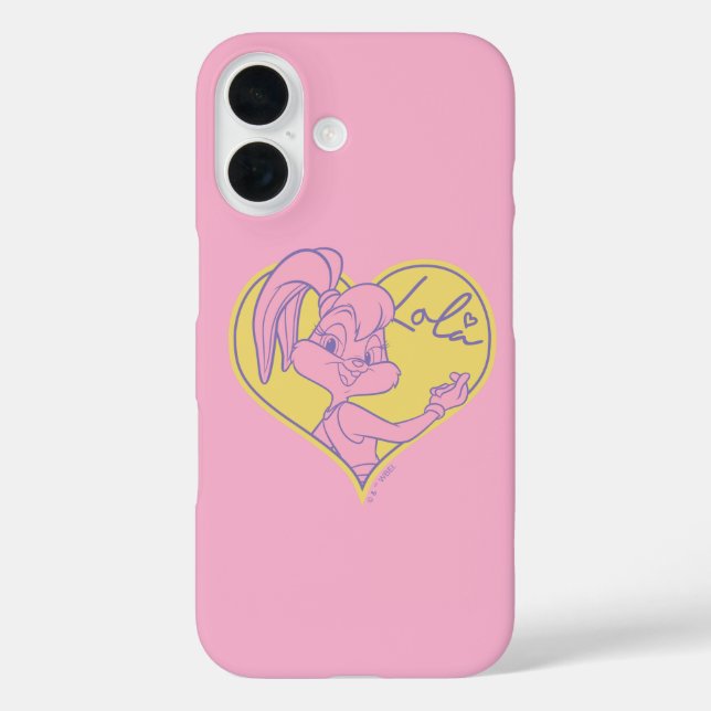 Lola Heart Signature Case-Mate iPhone Case (Back)