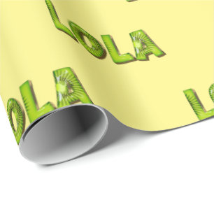 Lola Kiwi Fruit Gift Paper Gift Paper