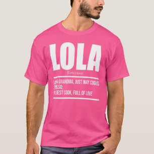 Lola Like A Grandma Just Way Cooler Philippines Ta T-Shirt