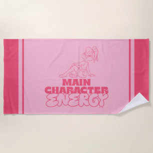 Lola Main Character Energy Beach Towel