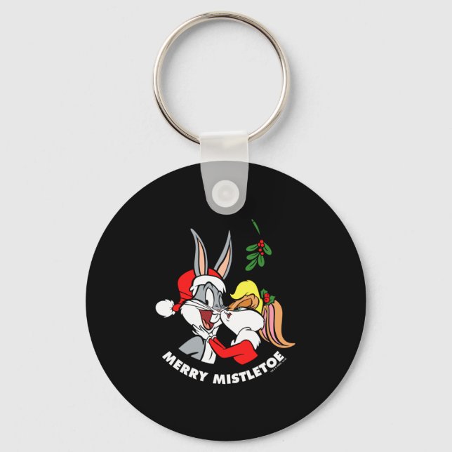 Lola Merry Mistletoe  Key Ring (Front)