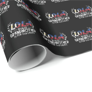 Lola - Philippines Grandmother Old Ladies Quote Wrapping Paper
