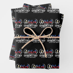Lola - Philippines Grandmother Old Ladies Quote Wrapping Paper Sheet