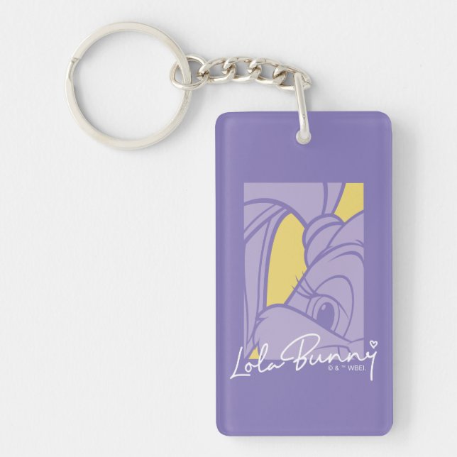 Lola Portrait Autograph Key Ring (Front)