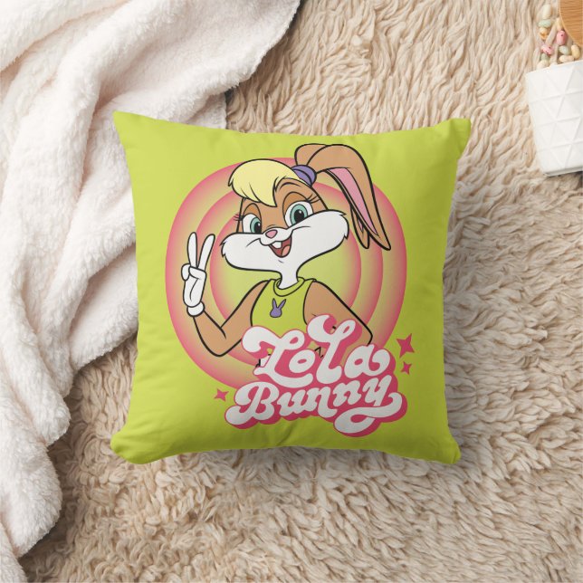 Lola Retro LOONEY TUNES™ Rings Cushion (Blanket)