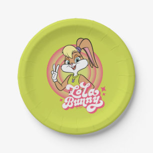 Lola Retro LOONEY TUNES™ Rings Paper Plate