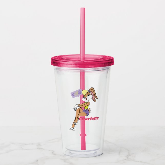Lola Sitting Acrylic Tumbler (Front)