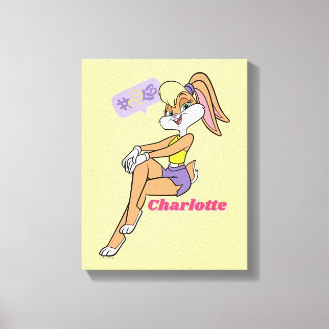 Lola Sitting Canvas Print (Front)