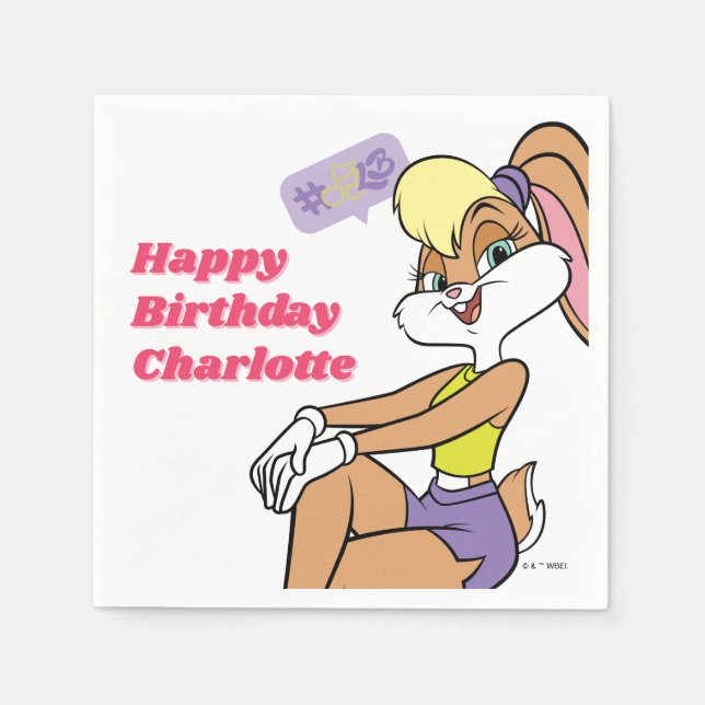 Lola Sitting Napkin (Front)