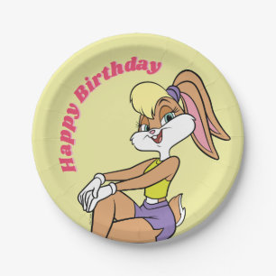 Lola Sitting Paper Plate