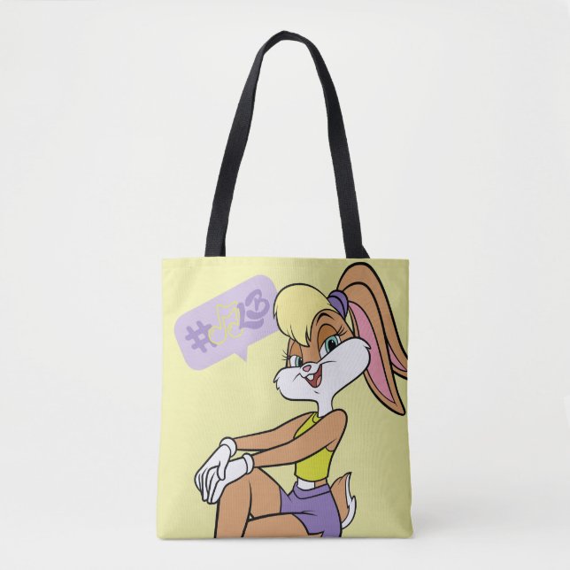 Lola Sitting Tote Bag (Front)