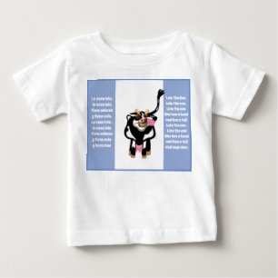 Lola the cow Spanish nursery rhyme Baby T-Shirt
