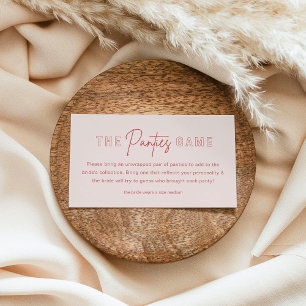 LOLA The Panties game Enclosure Card