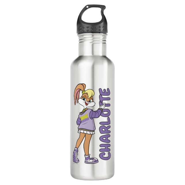 Lola TUNE SQUAD™ Varsity Heart 710 Ml Water Bottle (Front)
