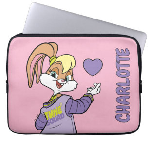 Lola TUNE SQUAD™ Varsity Heart Laptop Sleeve