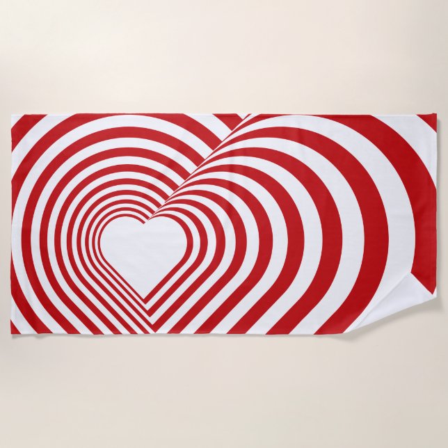 Lolailo 04 by Heart Beach Towel (Front)