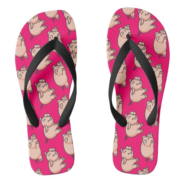 Lolailo 19 Oink Oink Flip Flops (Footbed)