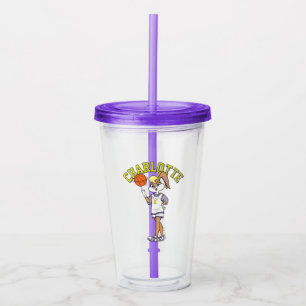Lola's Basketball Spin Acrylic Tumbler