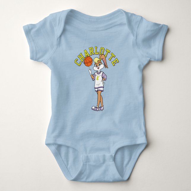 Lola's Basketball Spin Baby Bodysuit (Front)