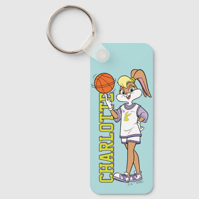 Lola's Basketball Spin Key Ring (Front)