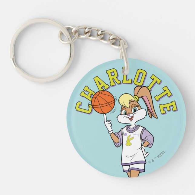 Lola's Basketball Spin Key Ring (Front)