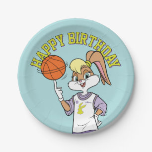 Lola's Basketball Spin Paper Plate