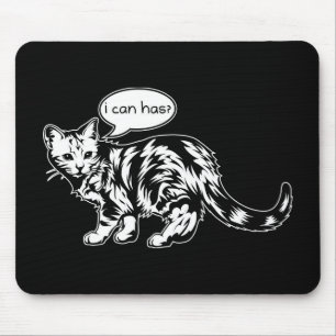lolcat - i can has? mouse mat
